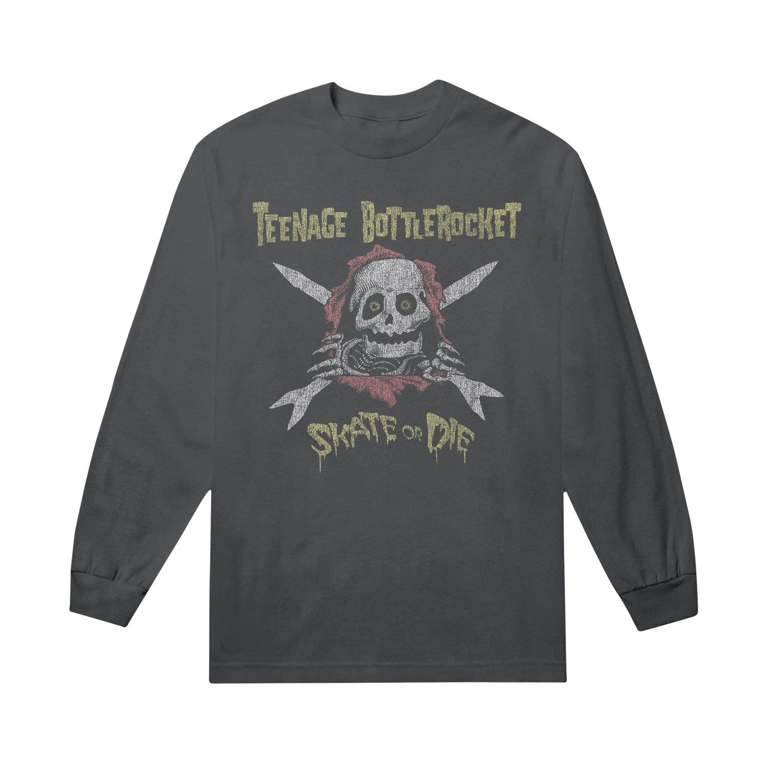 teenage bottlerocket Skate Or Die (Vintage) - Pepper Long Sleeve