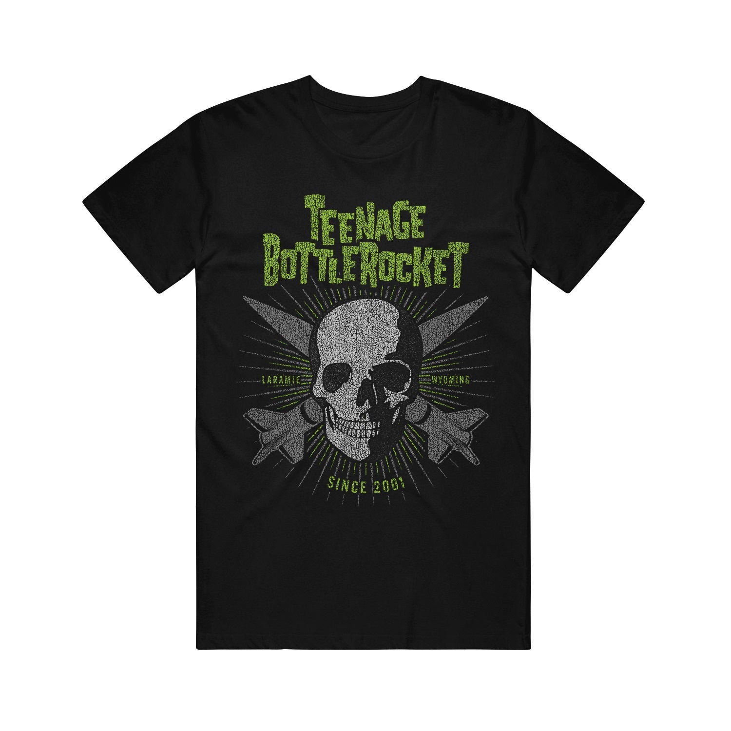teenage bottleroket Old Logo (Vintage) - Black T-Shirt